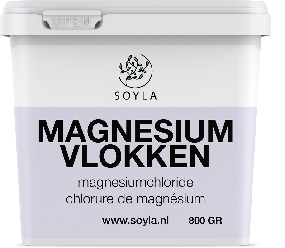 Magnesium vlokken - Magnesium Chloride - 800 gram - Herkomst Nederland