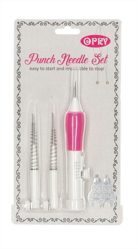 Punchnaaldenset Opry roze