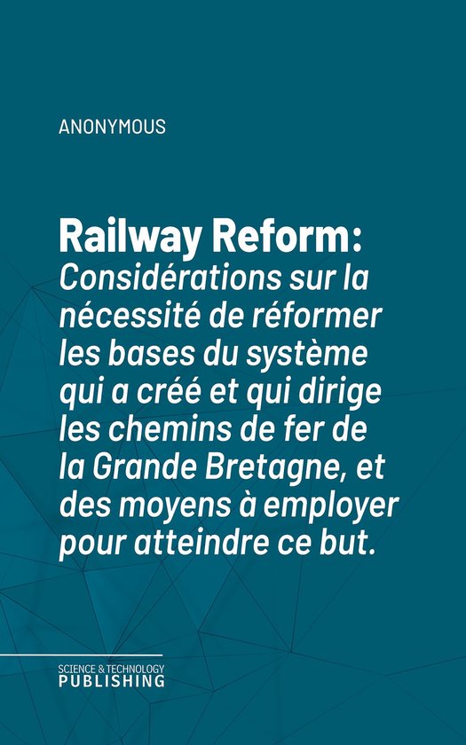 Railway Reform - cover