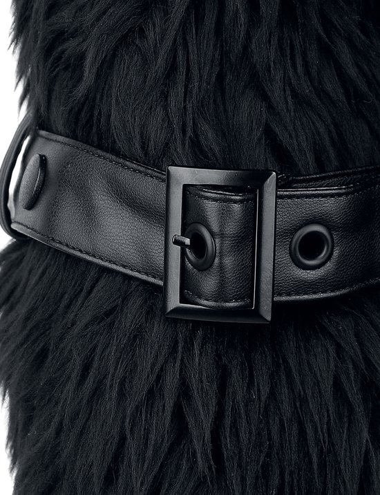 Gothicana veste de demi-saison noire avec boucles - Dames - L