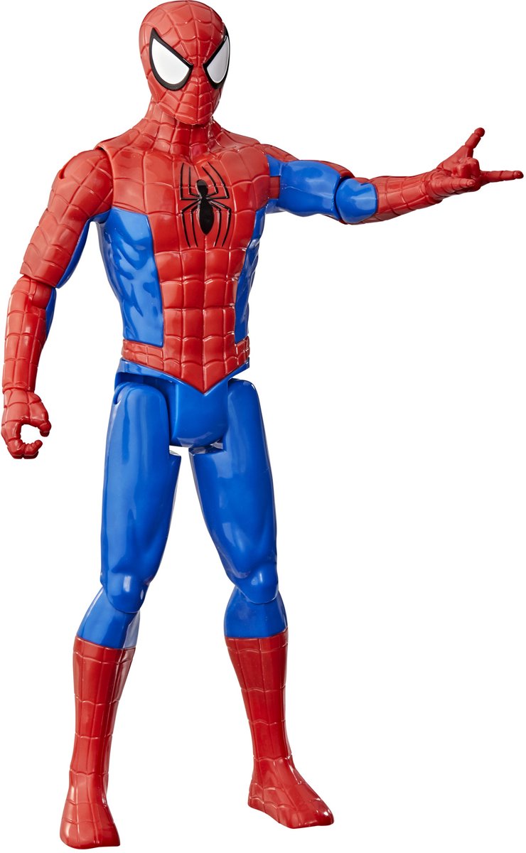 Hasbro Spider-Man actiefiguur rood blauw klassiek 30 cm speelgoed. — afbeelding 3