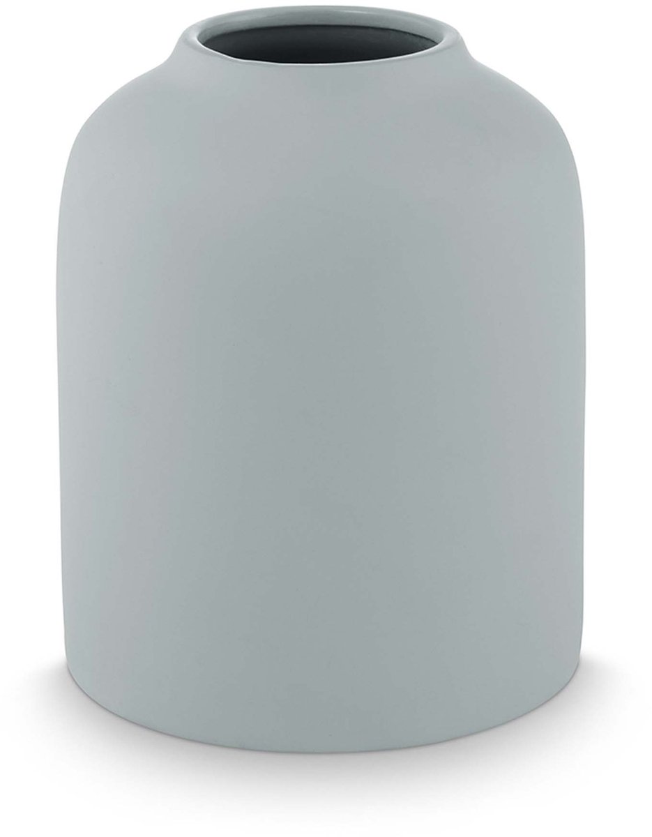 Vaas - Decoratie - Bloemenvaas van Keramiek - Zwart - 24cm