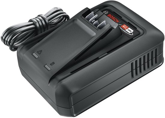 Snellader AL 1830 CV 18V POWER FOR ALL voor tuingereedschap, snel opladen, LED-display, muurbevestiging