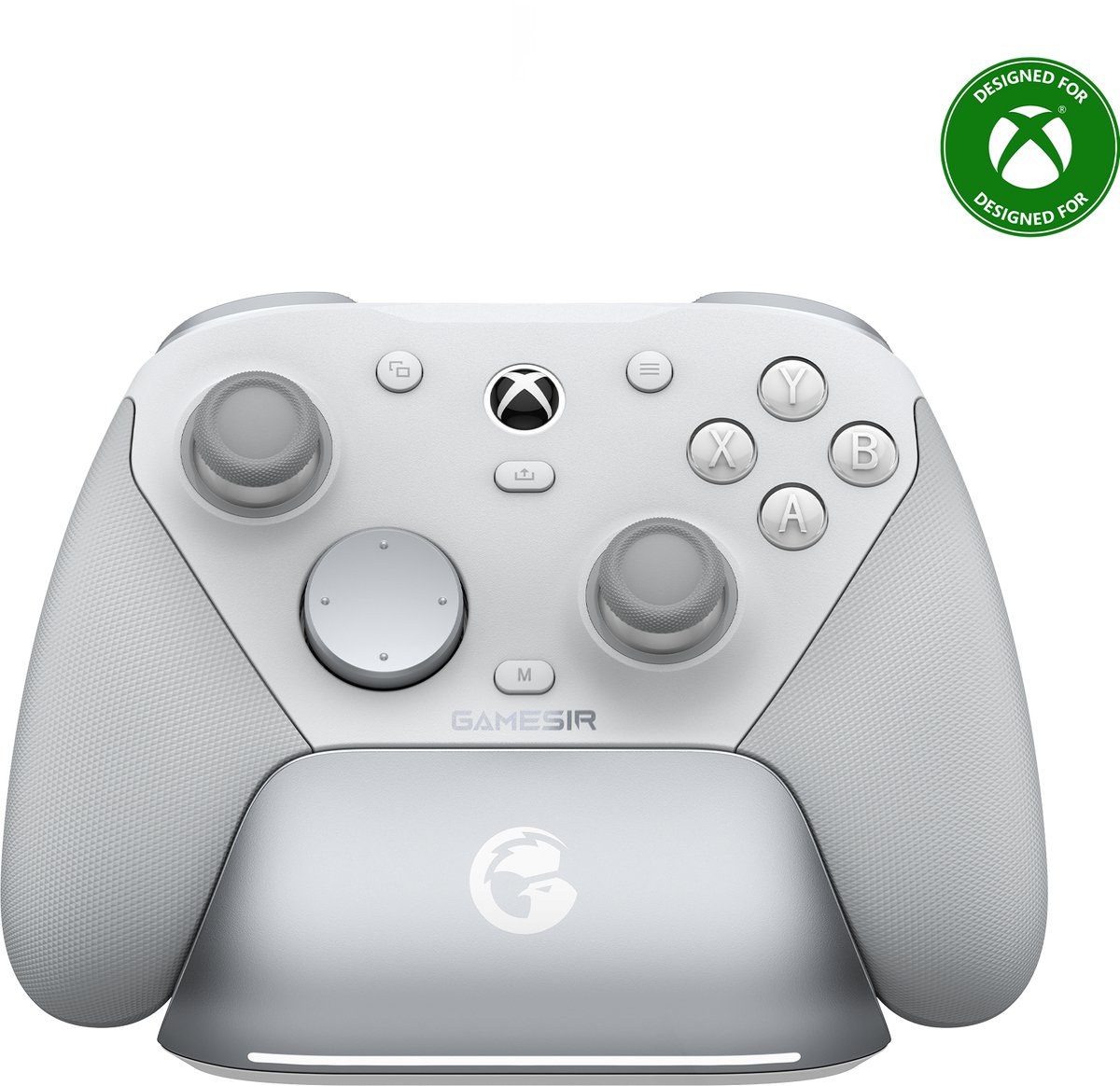 GameSir G7 Pro Controller met Oplaadstation: TMR Joysticks, Verstelbare Triggers & 4 Programmeerbare Knoppen - Mech Wit