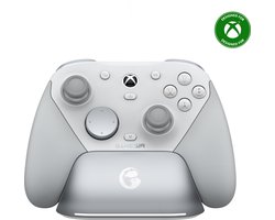 Manette GameSir G7 Pro avec station de charge : Joysticks TMR, gâchettes réglables et 4 boutons programmables - Blanc mécanique