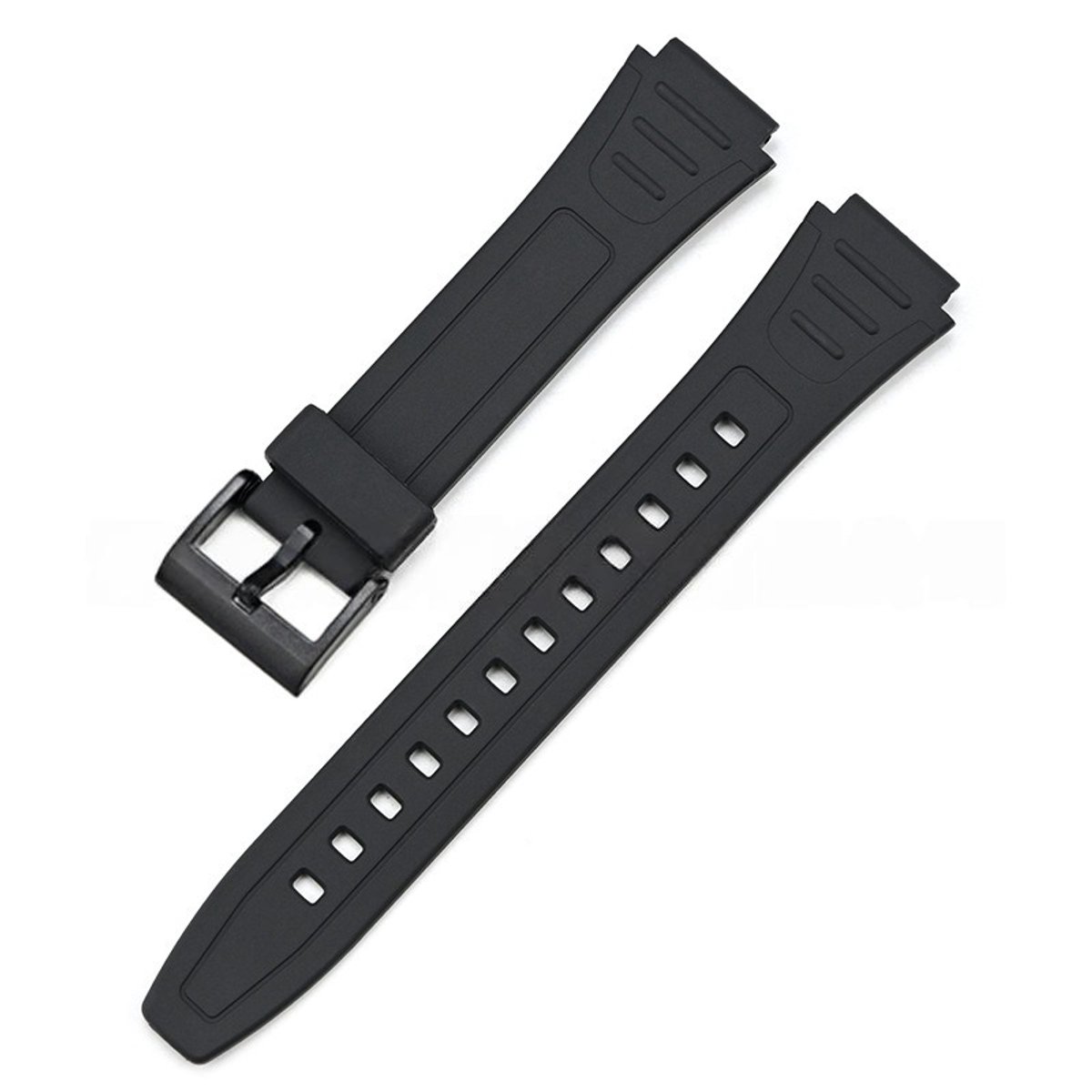 Horlogeband Geschikt voorCasio W-800H Resin 18mm Ref 738EA2 18mm 10268612