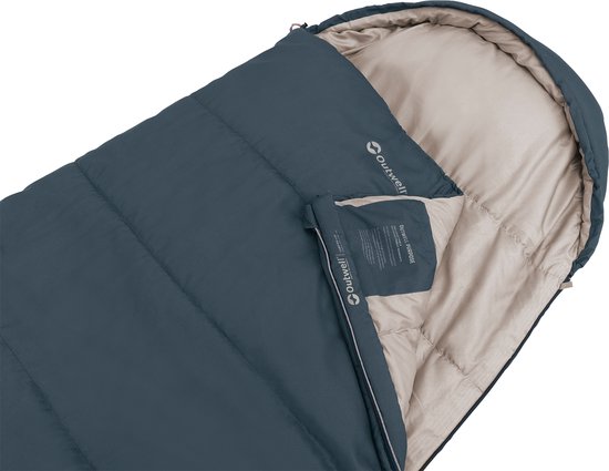 Outwell Campion Lux XL Blue Slaapzak Dekenmodel +5C 225 x 85 cm — afbeelding 2
