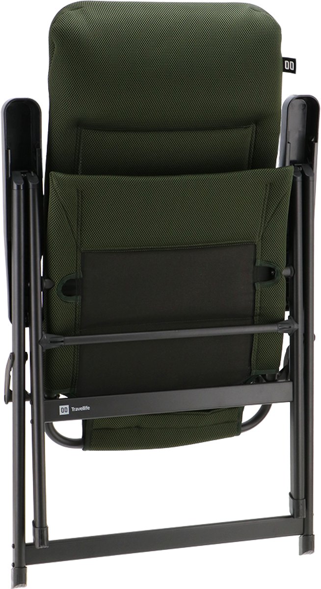 Travellife Barletta Standenstoel Comfort L Groen - In 7 standen verstelbaar - Ventilerende en sneldrogende 2D mesh bekleding - Water- en uv-bestendig van Travellife — afbeelding 3