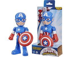 Marvel Spidey and His Amazing Friends Captain America Actiefiguur 23cm