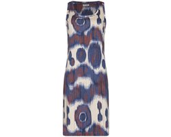 Pastunette Premium - Nachthemd - Indigo Flow - Katoen/Modal - Blauw/Beige - Maat 36