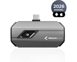 Thermeyes - Warmtebeeldcamera IOS & Android - Warmtecamera - Thermische Camera - 256*192 Resolutie - 20~550℃ Warmte zicht - Geschikt voor IOS & Android