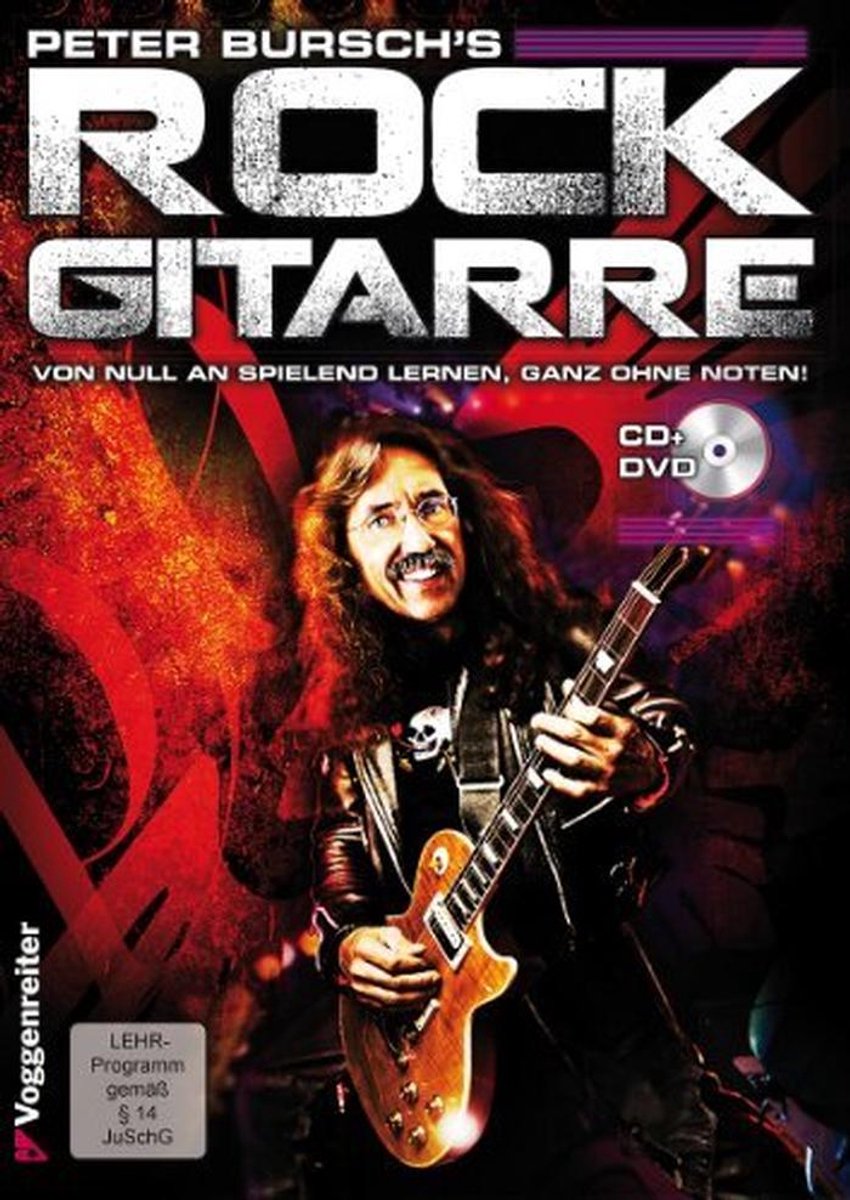 Elektrische Gitaar Leren Spelen Zonder Noten Inclusief Plectrum en CD