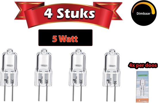 Halogeenlamp capsule G4 10 watt 12v Helder | Lichtcentrum Hengelo