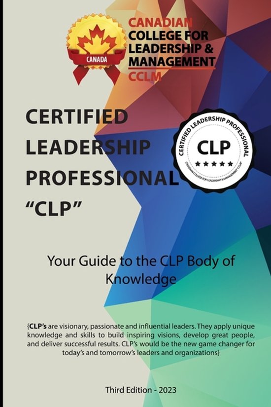 Certified Leadership Professional CLP Body of Knowledge | 9781067358204 ...