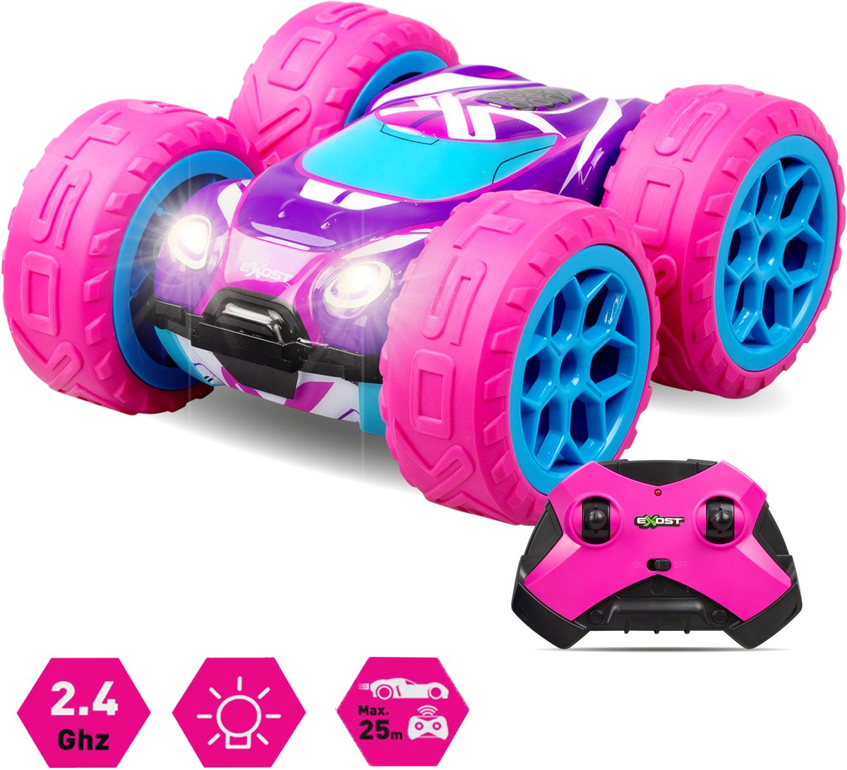 Exost rc 360 cross mx bestuurbare stuntauto - 12 km/u
