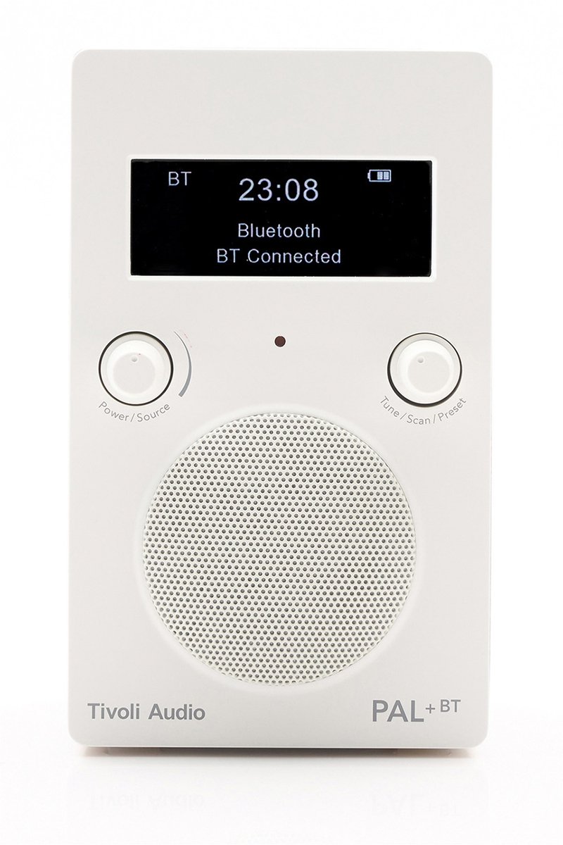 Tivoli Audio - PAL+Bluetooth - Draagbare DAB+ radio - Wit
