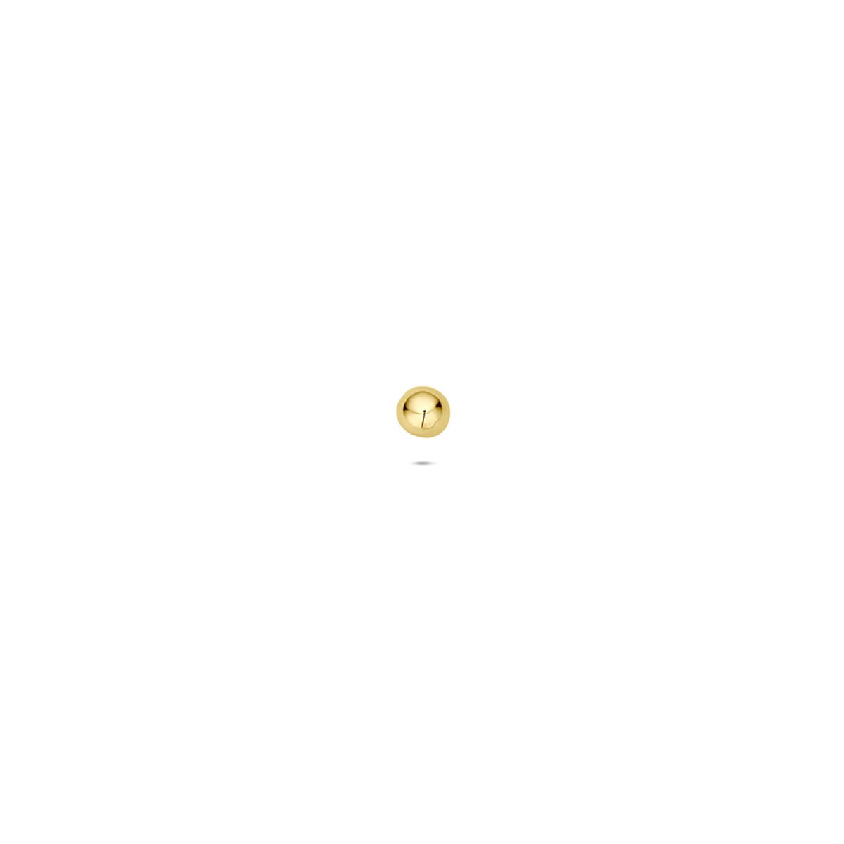 14K Geelgouden flat back piercing bol 2 mm - 4034267