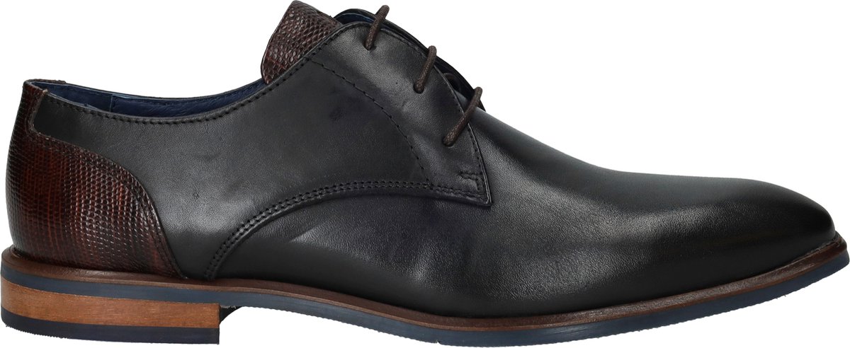 Berkelmans Sameiro Veterschoenen - Heren - Zwart - Maat:43