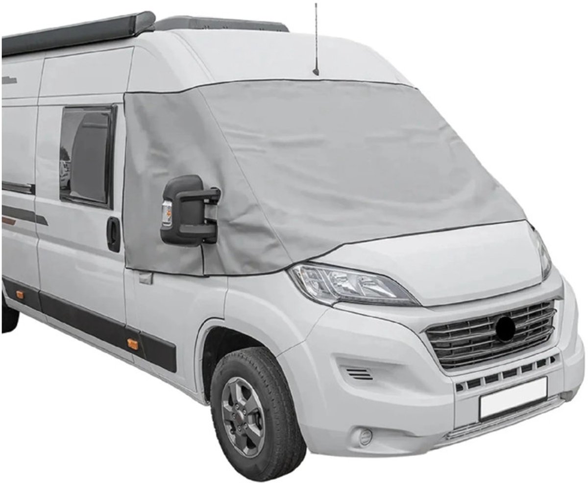 Raamafdekking grijs voor Fiat Ducato X290 vanaf 2014 Peugeot Boxer Citroen Jumper