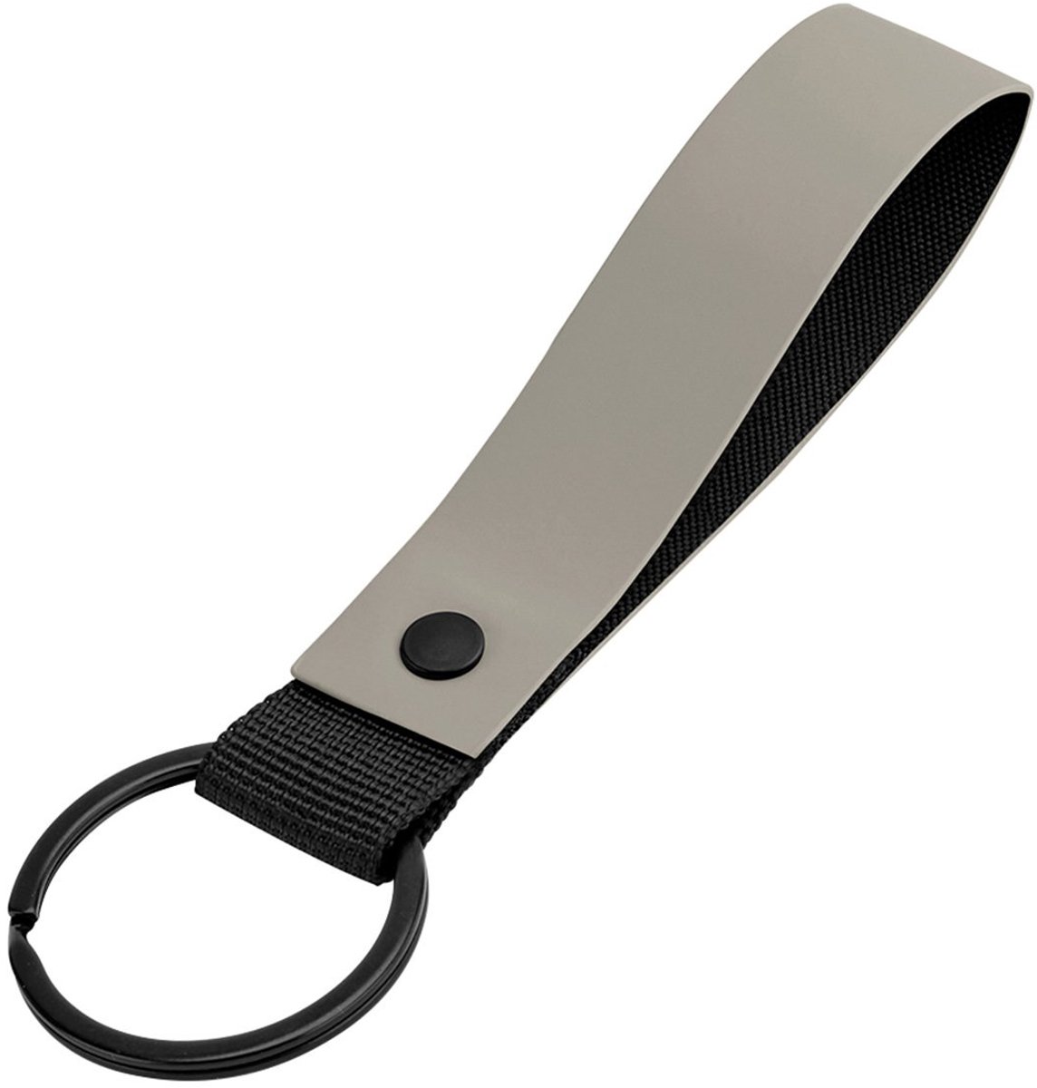 Sleutelhanger - waterafstotend - unisex - Keyring - Keychain - key strap - gerecycled materiaal - grijs