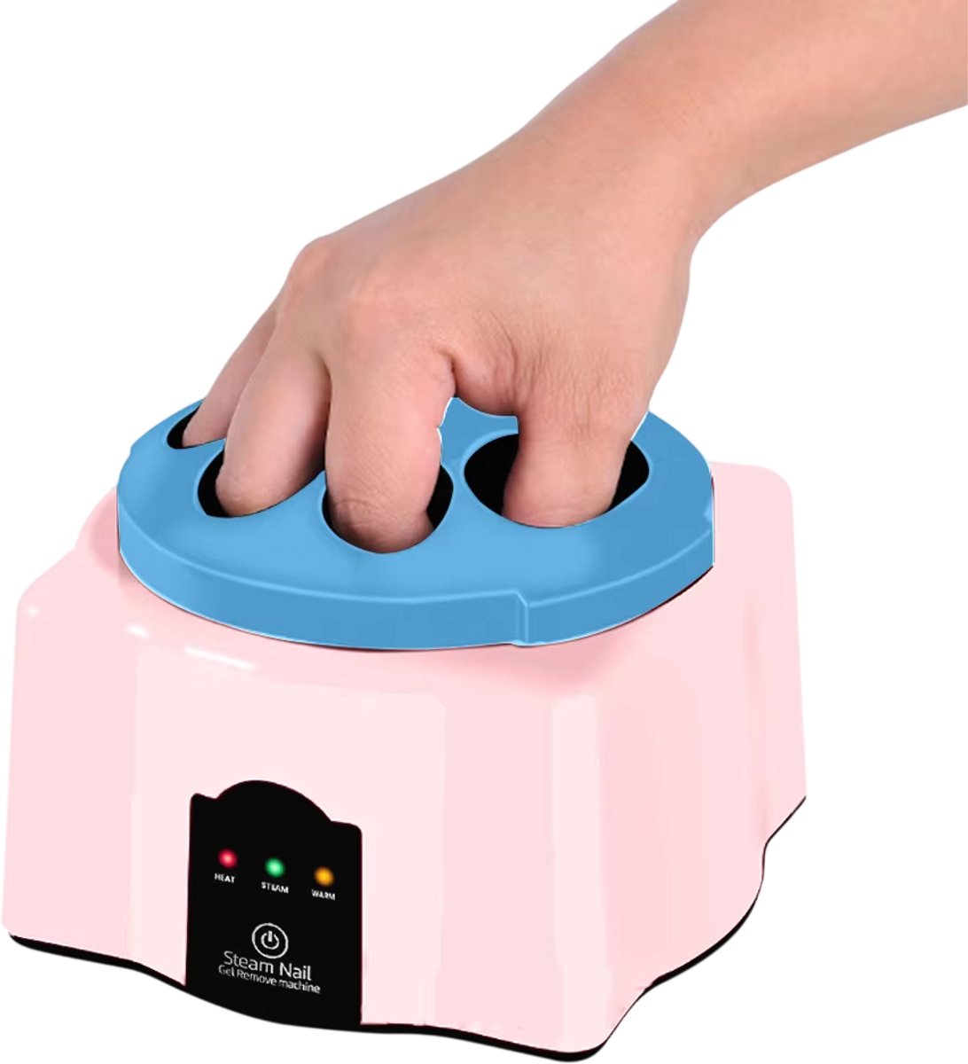 Elektrische Stoom Gel Nagellak Verwijderaar – Professionele Gel & Acryl Nagel Remover Machine – Manicure Nagelapparaat voor Thuis en Nagelsalon