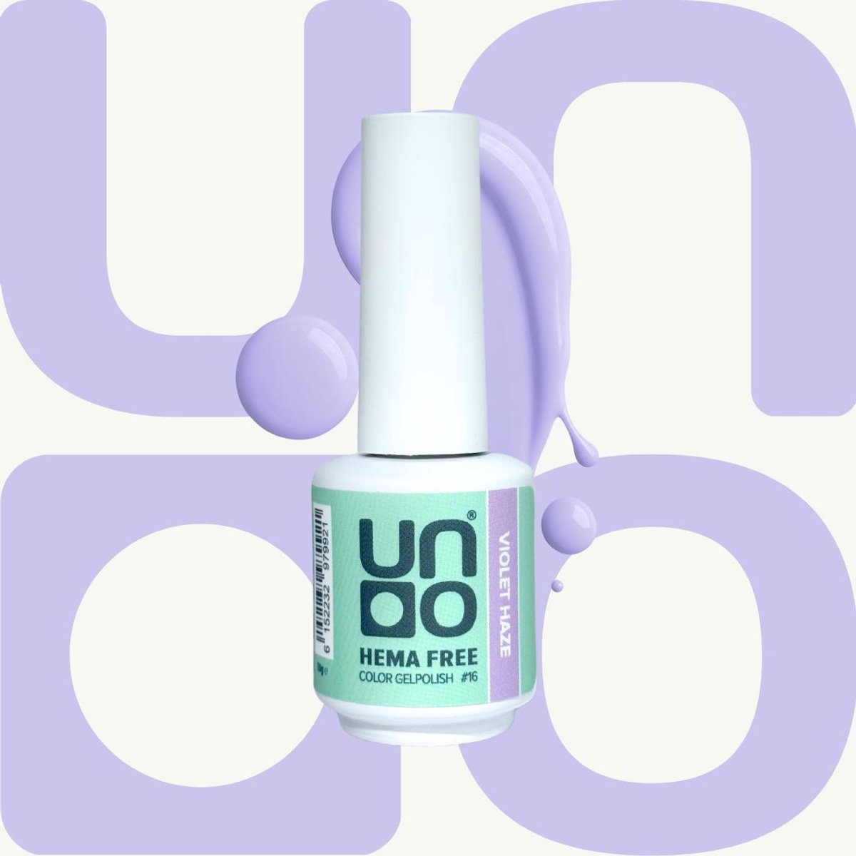 UNO Color Gel Gellak - HEMA‑vrij – Violet Haze (lichtpaars, lavandel) - Langhoudend - 10ml