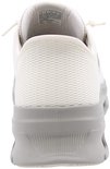 Achterkant van een witte Skechers Slip-ins Glide-Step Pro instapper met grijze zool.
