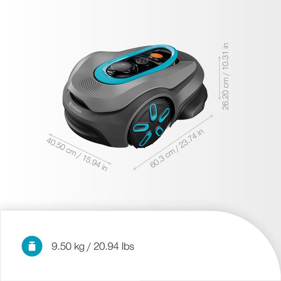 GARDENA smart SILENO sense 600 m² robotmaaier - voor gazons tot ca. 600 m² van Merkloos	 — afbeelding 3