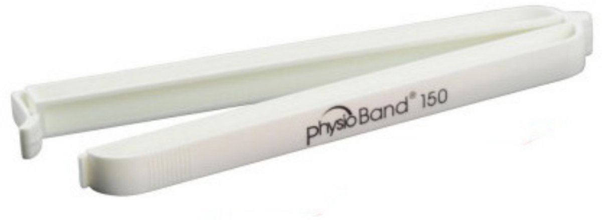 Clip 15cm Wit Weerstandband 1st.