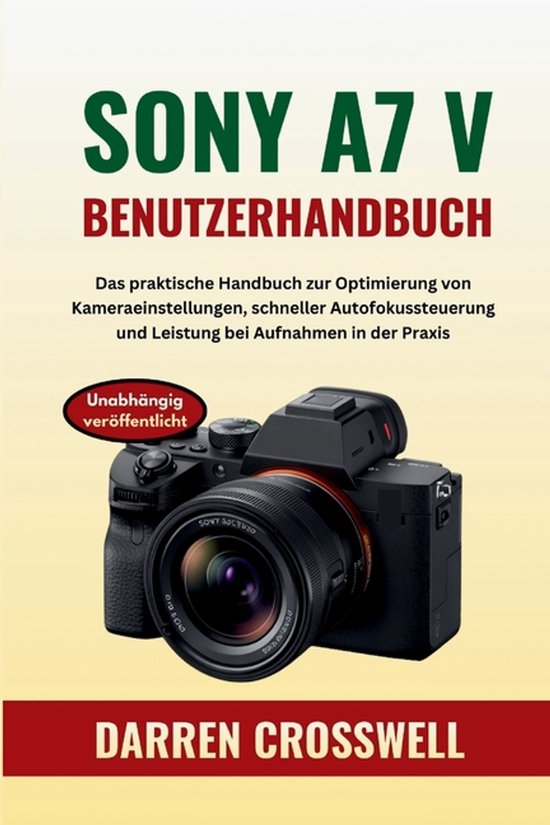 Sony A7 V Benutzerhandbuch - cover