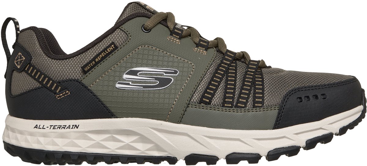 Skechers ESCAPE PLAN Heren Wandelschoenen Groen