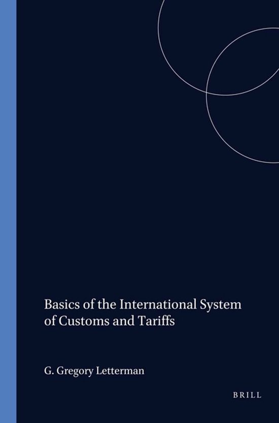 Basics of the International System of Customs and Tariffs - cover