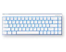 MCHOSE Ace 68 Air - Hall Effect - Magnetische Switch - Aluminium Behuizing - Gaming Keyboard - Mount Tai Switch - 65% Layout - Cherry Profile - RGB Backlight - PBT Shine Through - Snow White