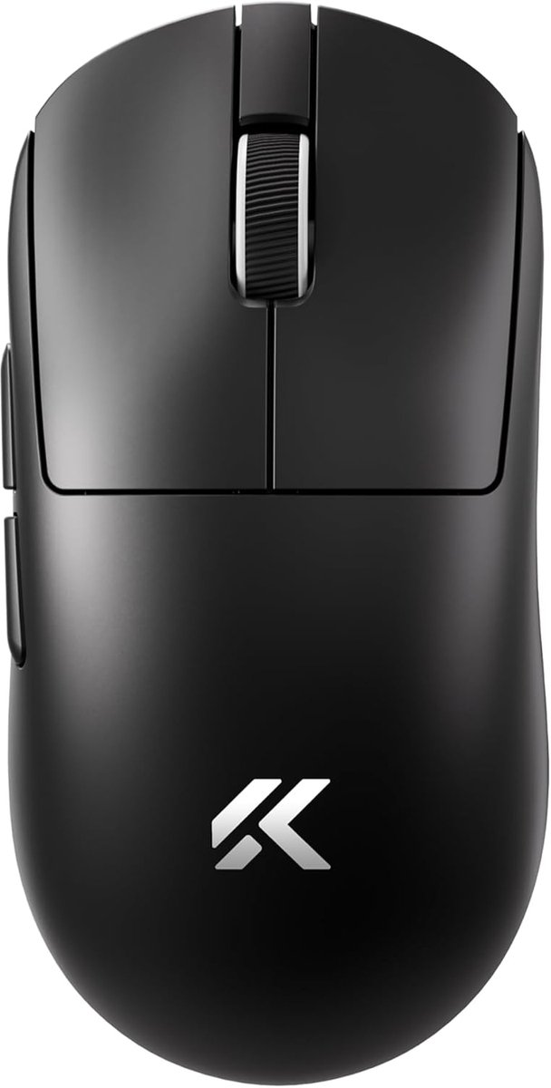 MCHOSE A7 V2 Pro - Lichtgewicht Gaming Muis - PAW 3395 Sensor - TTC Gold Switch - 8K Bedraad + 8K Draadloos - 3 Modi - 500mAh - Zwart