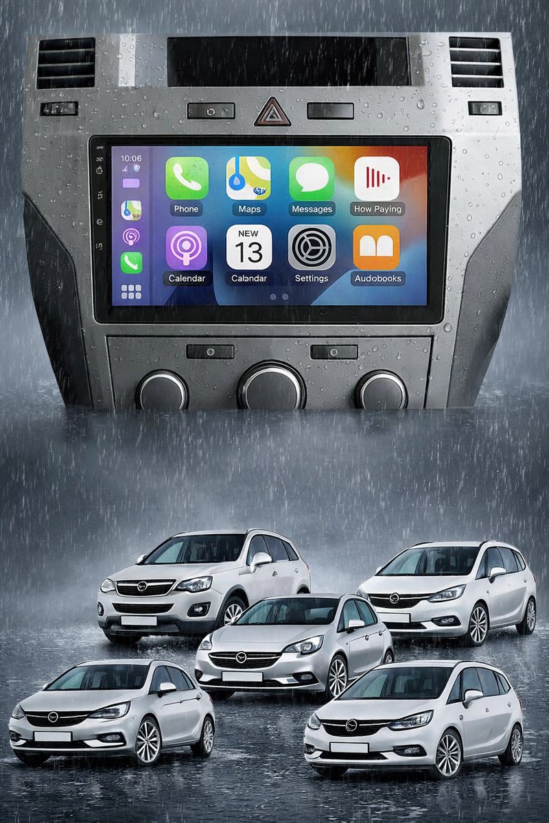 ADIVOX 9 inch T2 geschikt voor Opel Astra/Antara/Corsa/Zafira Android 15 Carplay/Auto/Wifi/RDS/DSP/5G/DAB+