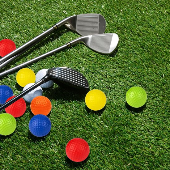 IMPERATORIS® Golf Oefenballen - Airflow Ballen - Geperforeerde Plastic Ballen - Voor Training in Tuin en Binnen - Lichtgewicht - Set van 24 - kleurrijke van IMPERATORIS — afbeelding 3