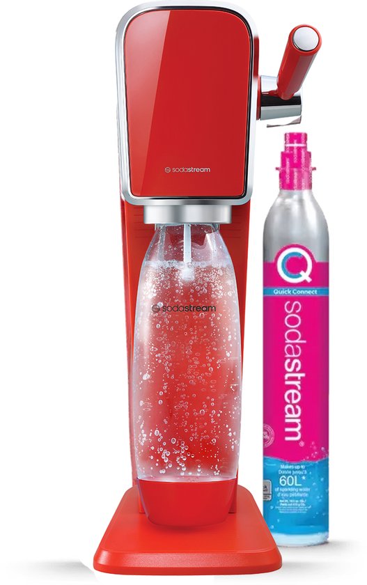 Sodastream Art Bruiswatermaker incl. CO2-fles & 1 L Waterfles
