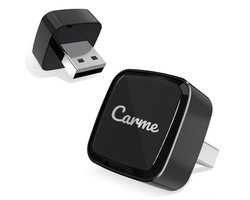 CarMe Ultra Mini 2-in-1 CarPlay Dongle - Draadloos CarPlay & Android Auto - Android Auto Dongle - 2025 Nieuwste Model - Zwart