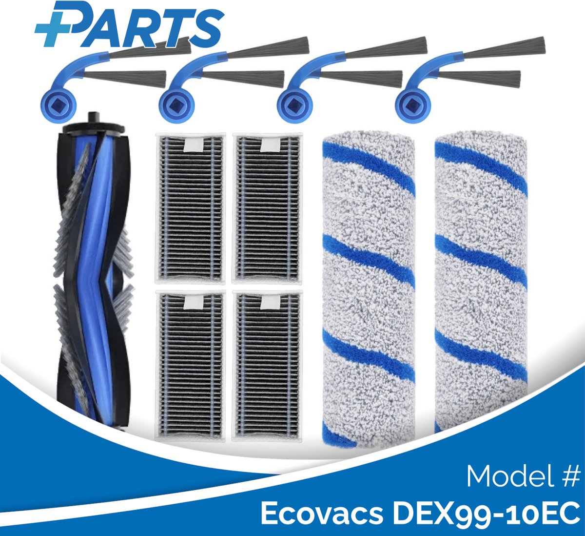 Ecovacs DEX99-10EC Onderhoudsset (Plus.Parts® alternatief voor DKT060223)