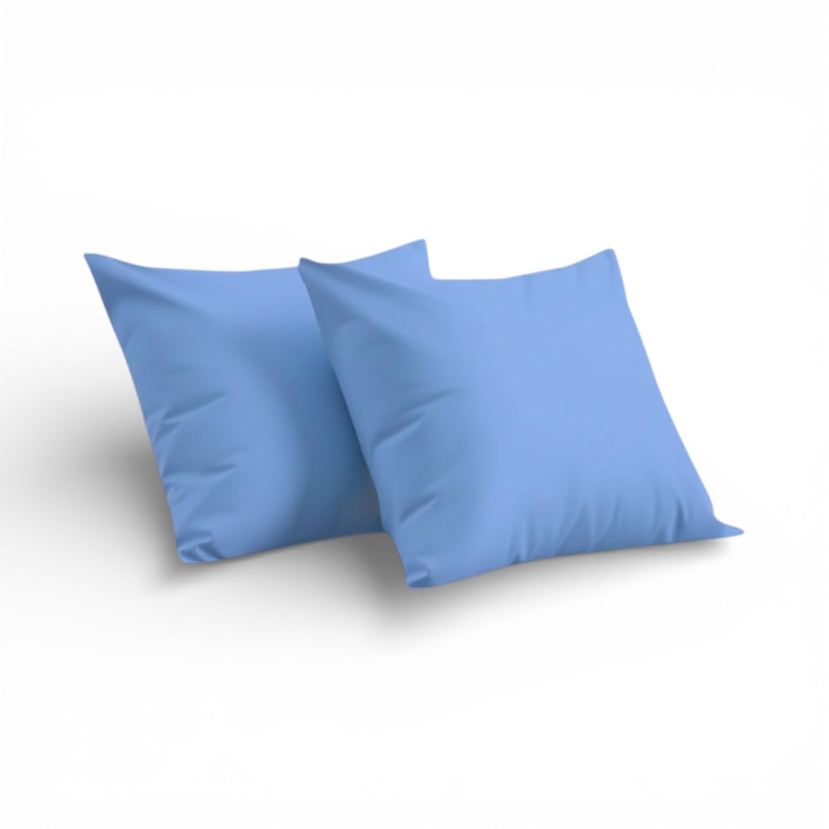 Kasteel - Kussenslopen - 60x70 cm - Jeans Blauw - 100% Katoen - Set Van 2 Stuks