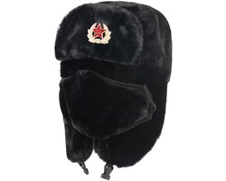 Russen Mütze - Winter Thermal - Winddicht & Super Warm voor Volwassenen - 1 - Unisex Gebruik + Zwart