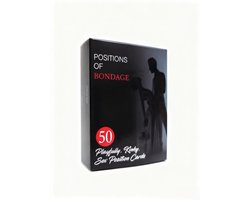 Positions of Bondage – 50 Erotische Positiekaarten – Spannend Kaartspel voor Koppels – Intimiteit & Variatie – Volwassenen Spel