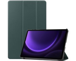 imoshion Tablet Hoes - Geschikt voor Samsung Galaxy Tab S10 FE / Galaxy Tab S9 11.0 inch FE / Galaxy Tab S9 11.0 inch / Galaxy Tab S10 Lite - Trifold Bookcase - Donkergroen