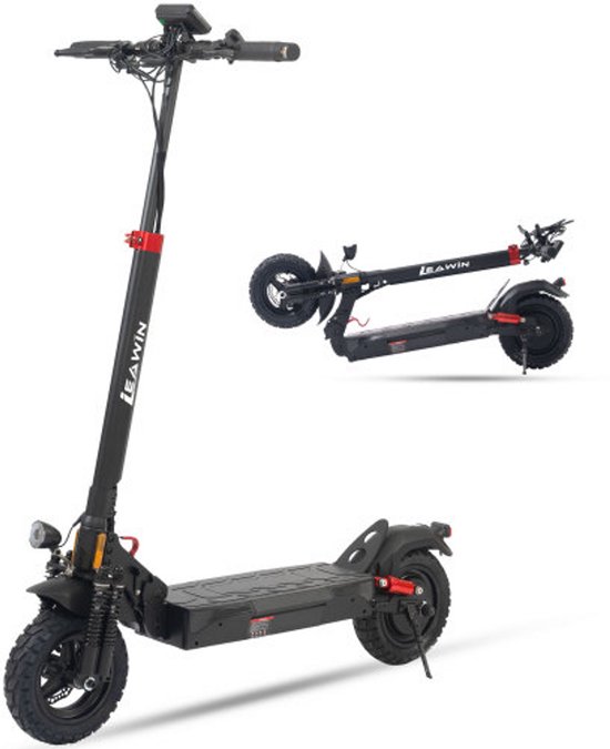 Elektrische Step 10 Inch - 500W, 60 km Bereik, 20 km/u - Met Dubbel Demping, Voor- en Achter Schijfrem, LED Display - Opvouwbaar, Max. 120 kg