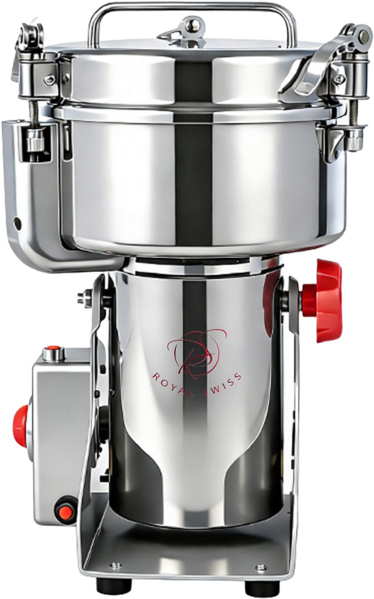 Moulinet Électrique à Grains 60W Acier Inoxydable - Broyeur Multifonction Rouleaux Réglables Pour Céréales