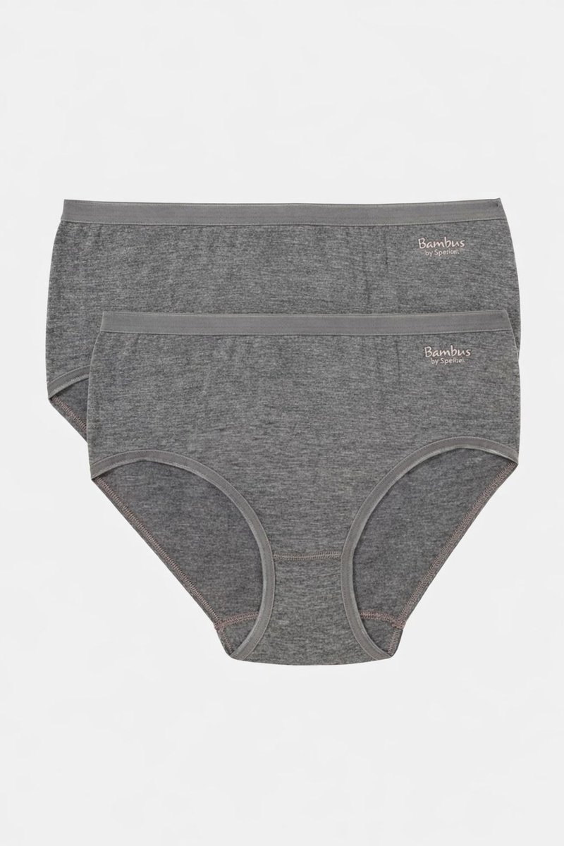 Speidel Bamboe Bamboo Bambus Swenja Dames Midislip 2 Pack - Grijs