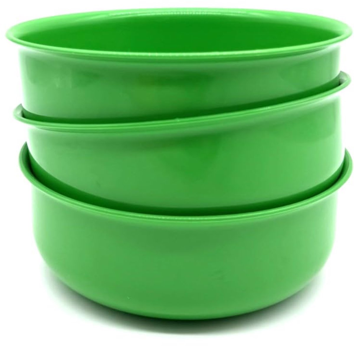 Unyqoos® Set van drie grote kommen voor muesli, soep en salade in moderne kleur