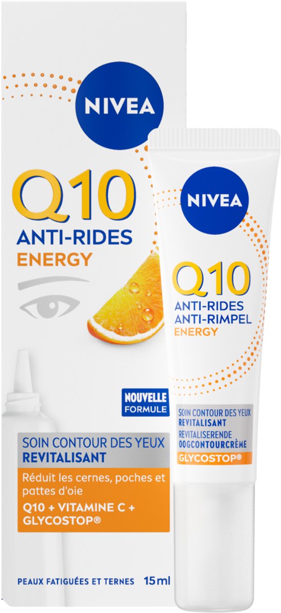 1+1 gratis: NIVEA Q10 Anti-Rimpel en Energy Oogcontourcreme 15 ml