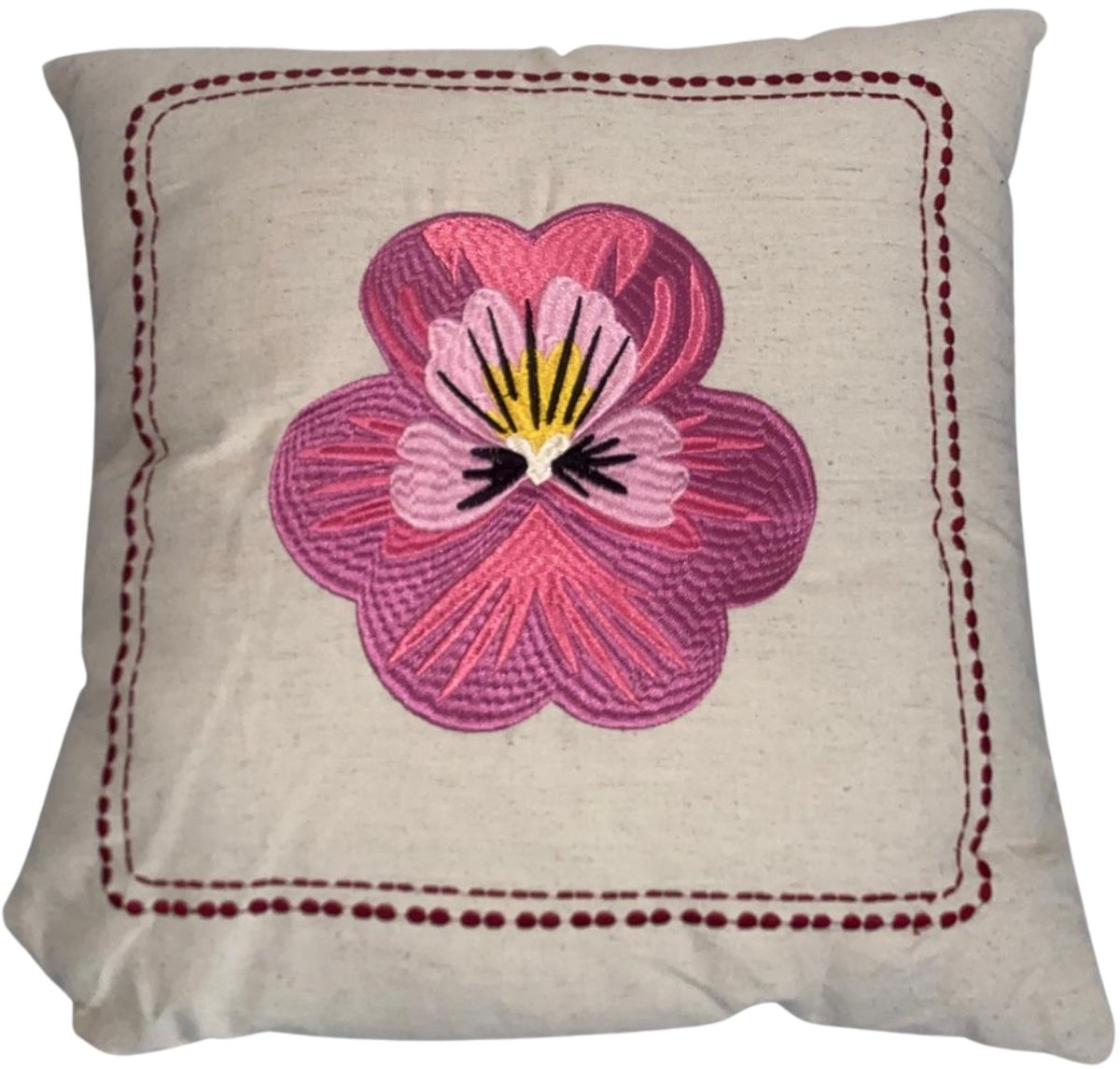 Mica Violet Sierkussen 45x45 cm – Roze – Decoratiekussen