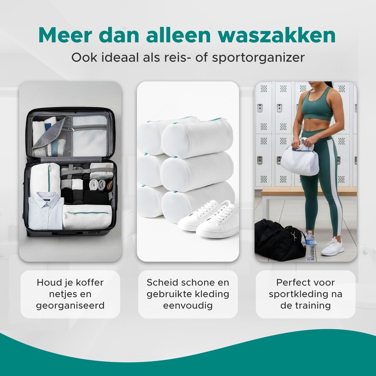 Living Direct Waszak Schoenen set 2 stuks Schoenen Waszak met Rits - Waszak Schoenen voor Wasmachine - Waszakken voor Schoenen - Geschikt voor alle soorten Schoenen — afbeelding 4